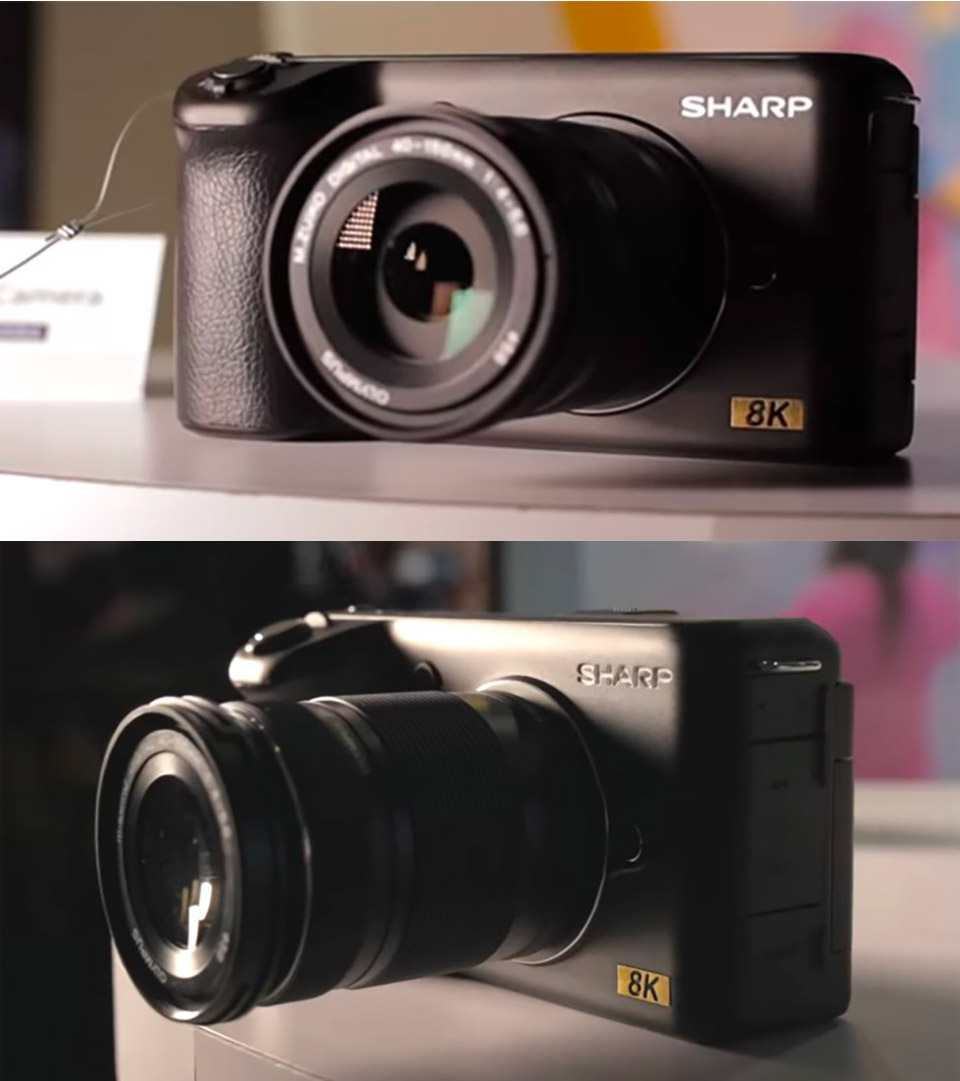 CES Sharp 8K Micro Four Thirds Camera