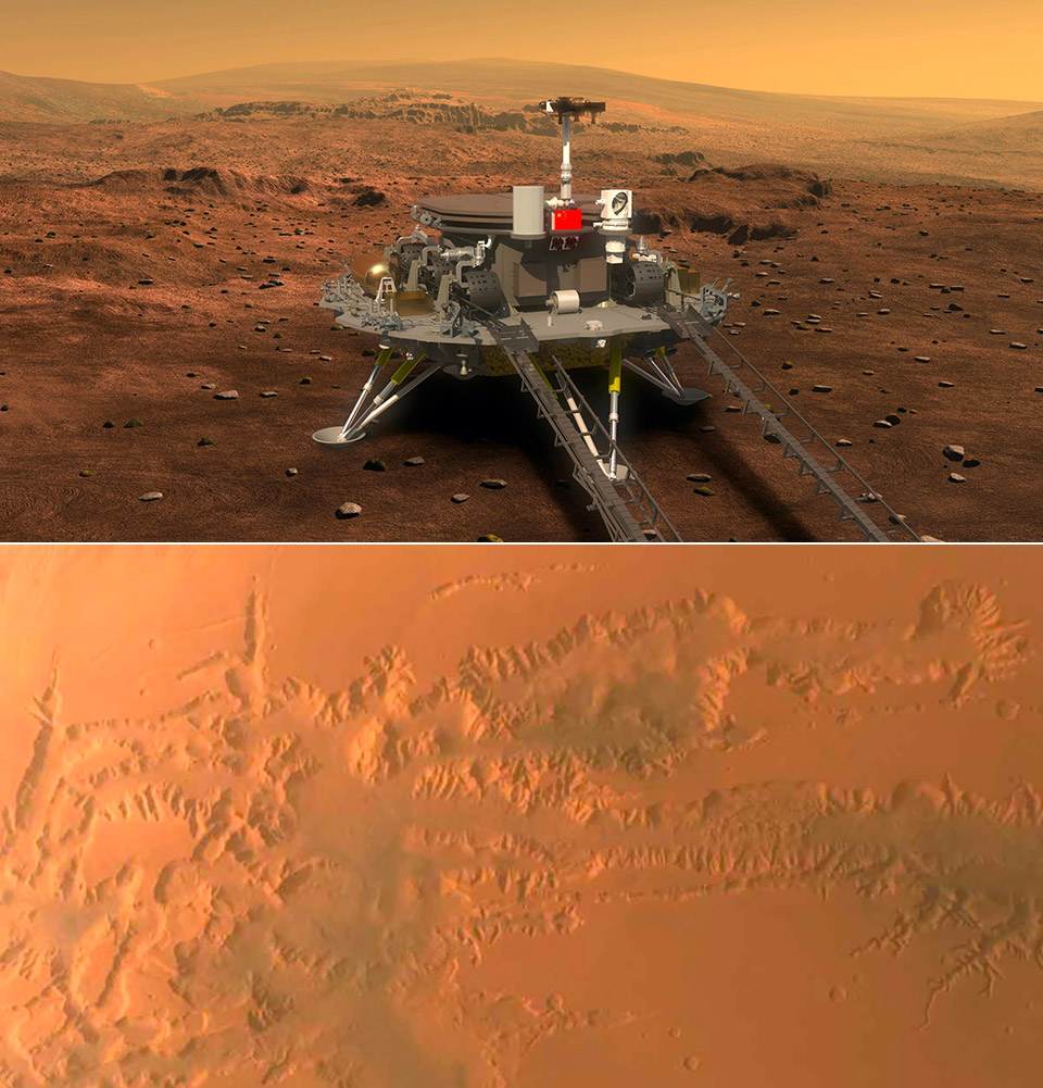 China Tianwen-1 Spacecraft Mars Mission Complete