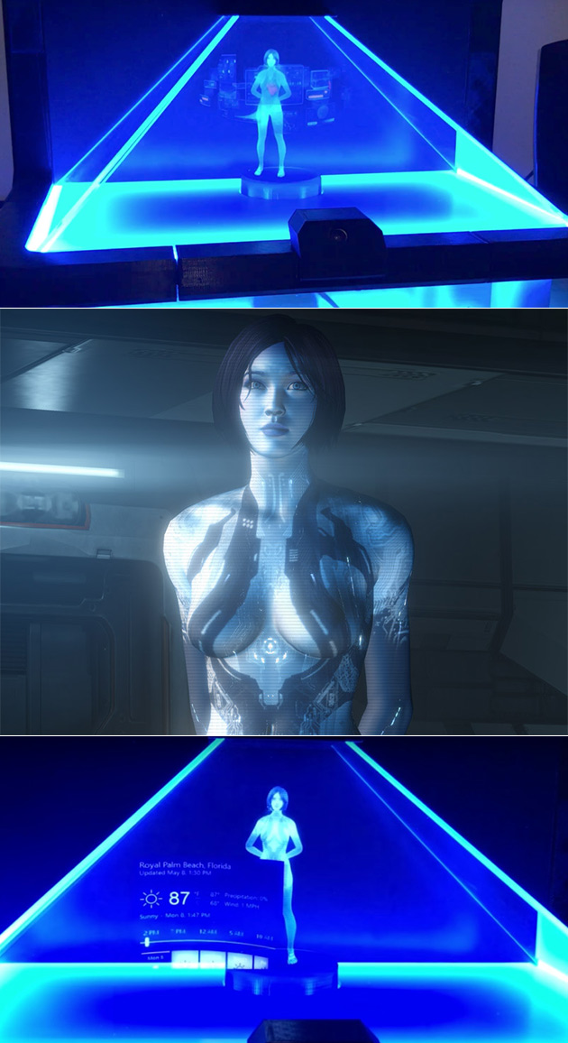 Cortana Hologram