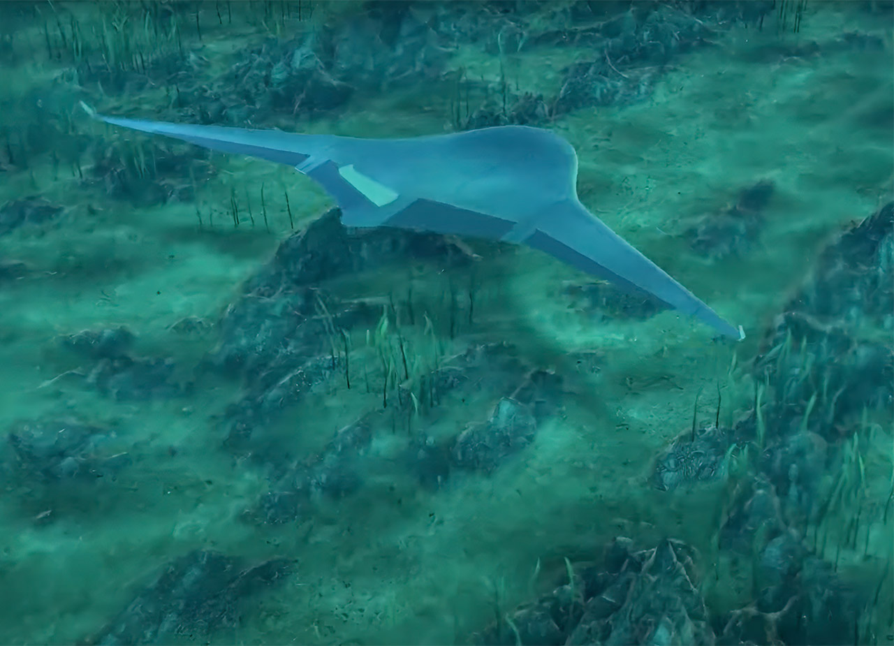 DARPA Manta Ray Unmanned Underwater Vehicle UUV