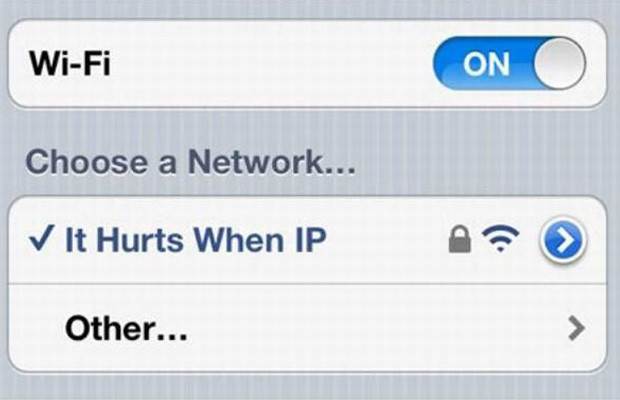 Funny Wi-Fi Network Name