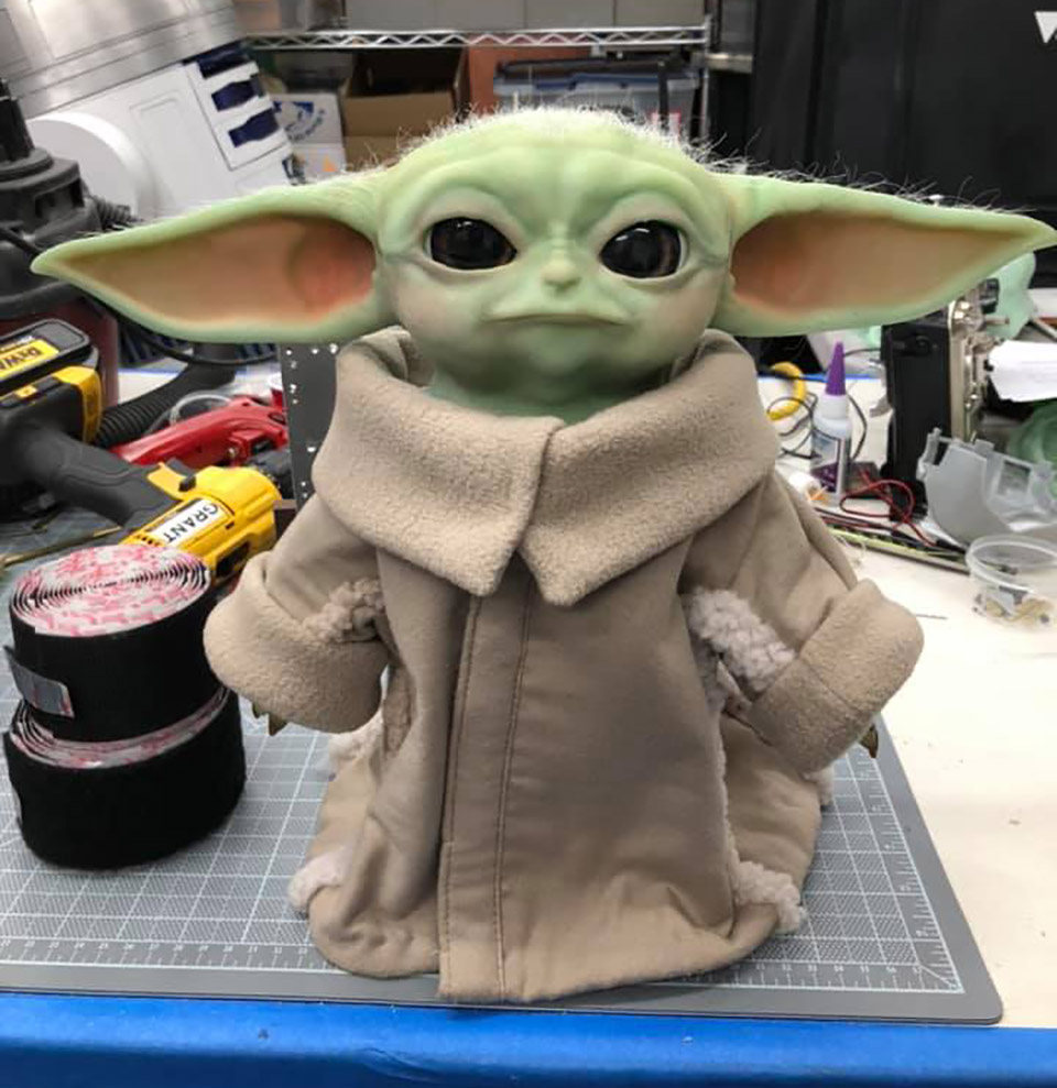 Grant Imahra Animatronic Baby Yoda