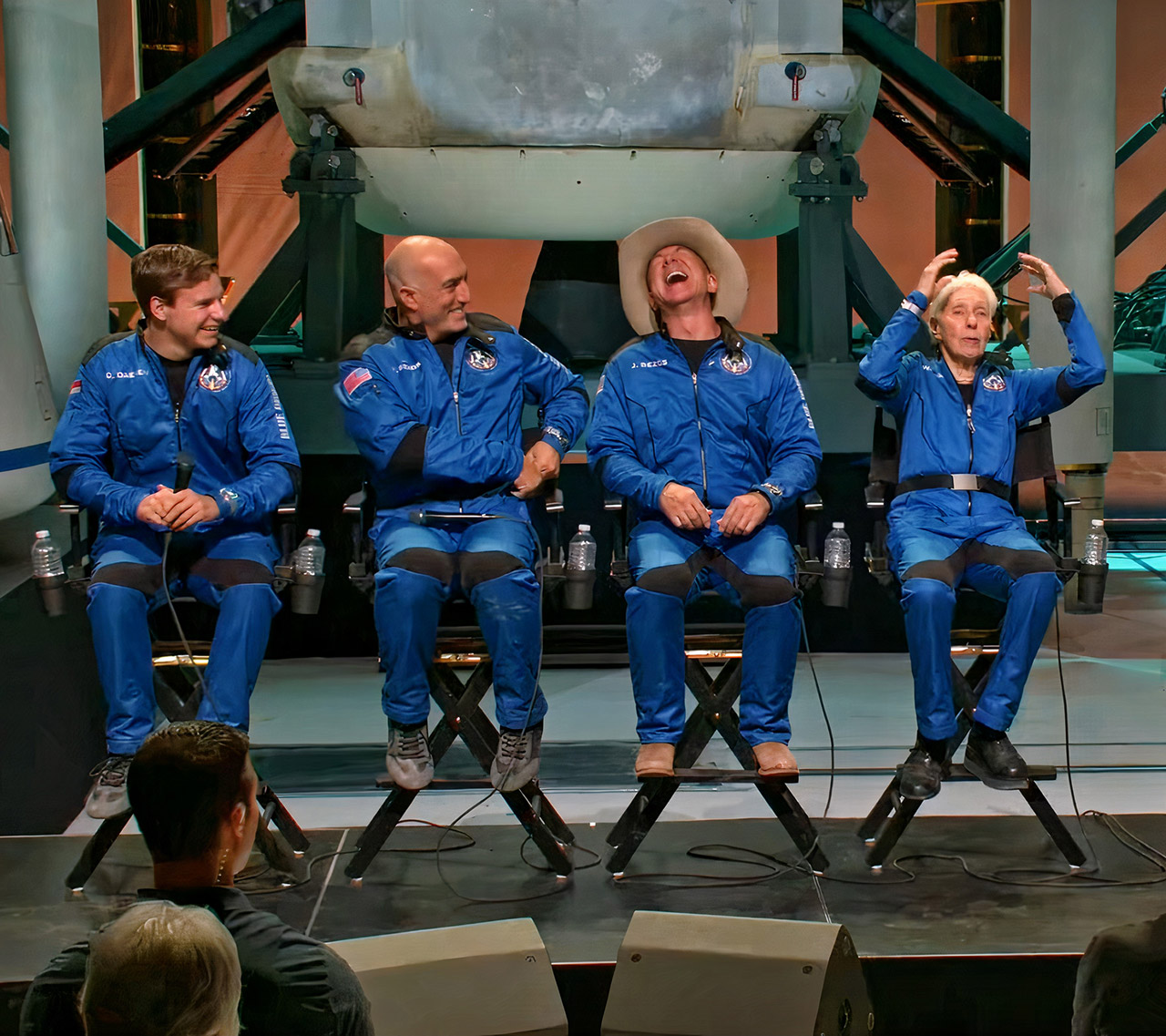 Jeff Bezos Blue Origin New Shepard Space Wally Funk Trip
