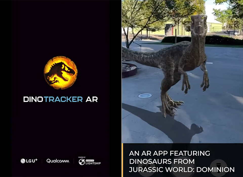 Jurassic World Dominion DinoTracker AR App Dinosaurs Augmented Reality
