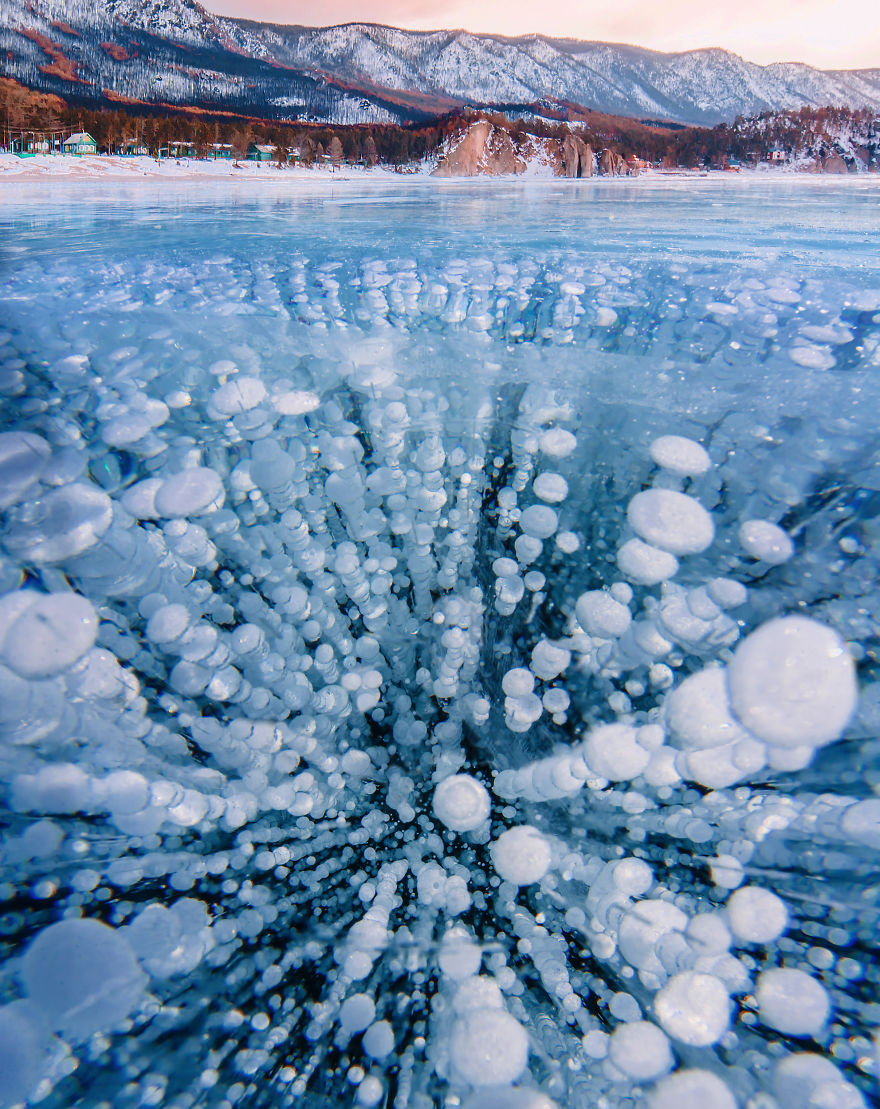 Lake Baikal Frozen Bubbles