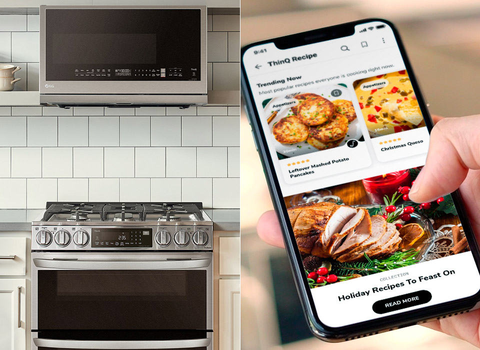LG ThinQ Recipe Service App Walmart Amazon Fresh