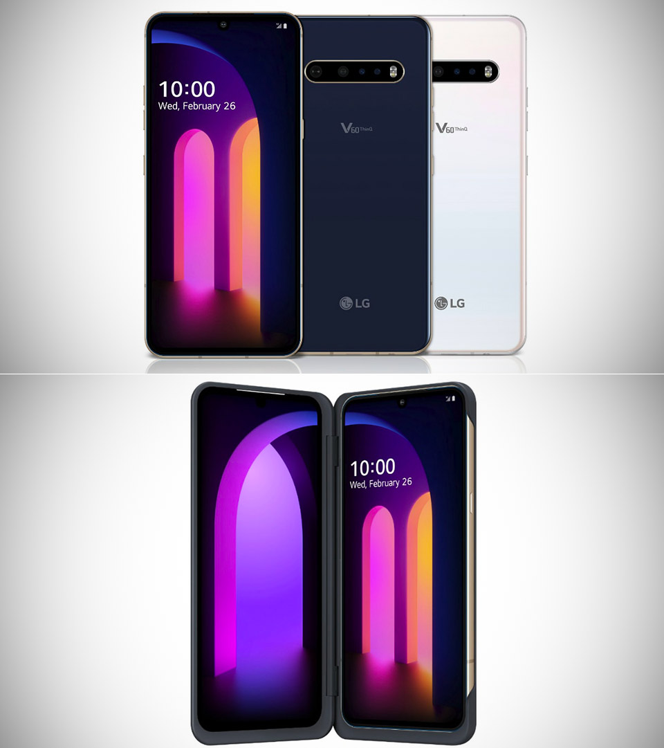 Lankashin Custodia Portafoglio In Vera Pelle Per LG V60 ThinQ 5G - Con Vani Carte E Chiusura Magnetica - Nero