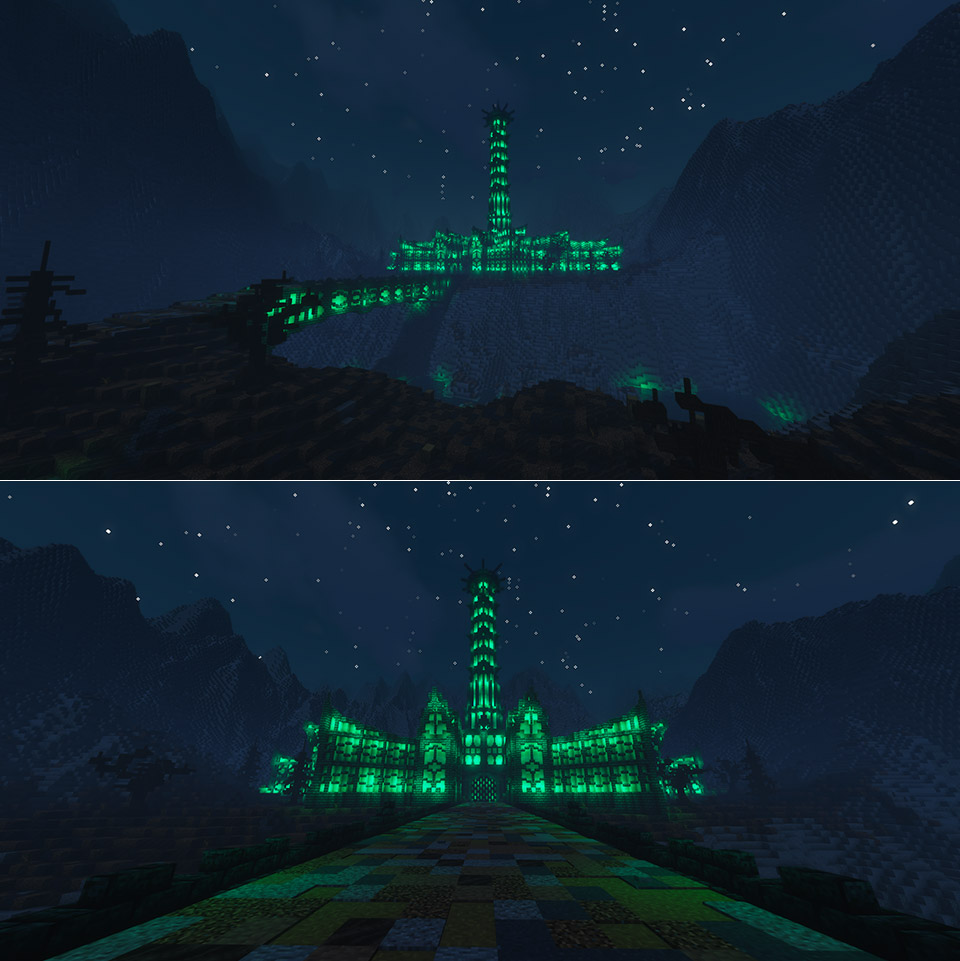 Minecraft Minas Morgul Lord of the Rings