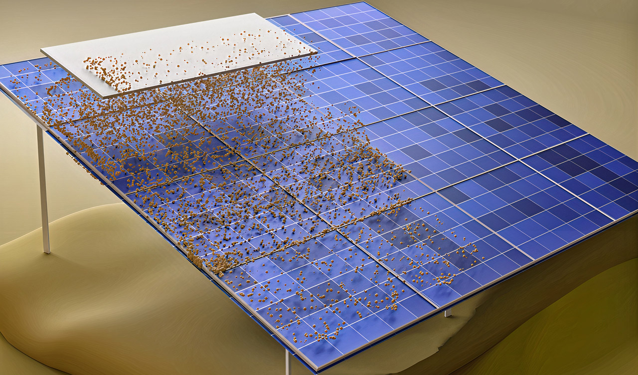 MIT Clean Solar Panel No Water Electrostatic