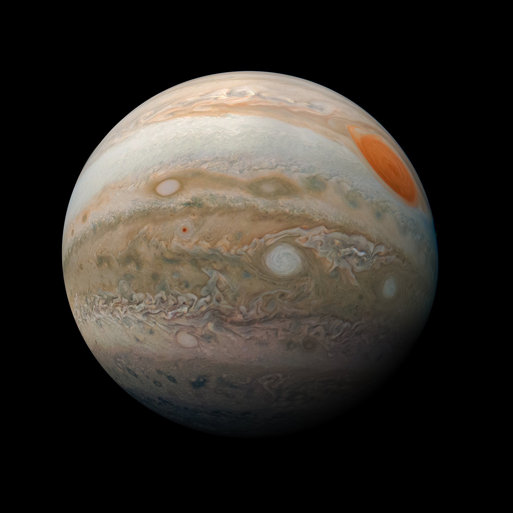 NASA Juno Jupiter Great Red Spot