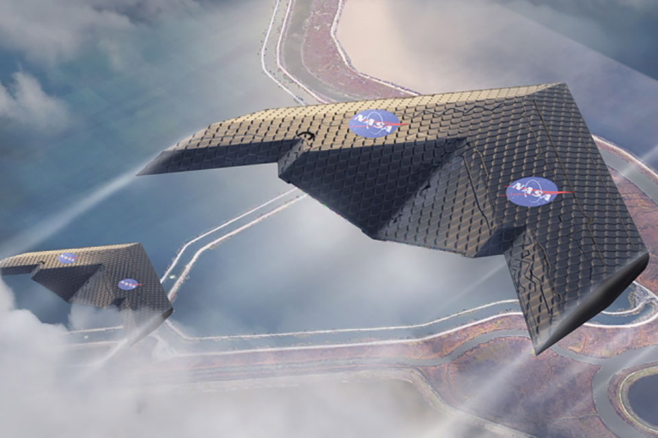 NASA MIT Morphing Airplane Wing