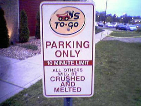 36 Funny No Parking Signs - TechEBlog