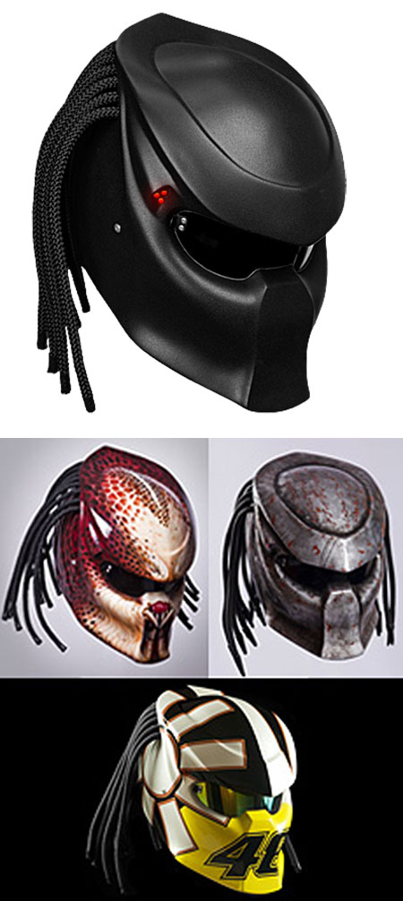 Video Shows Awesome Predator Motorcycle Helmet, Complete with