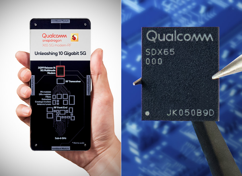 Qualcomm Snapdragon X65 10-Gigabit 5G Modem