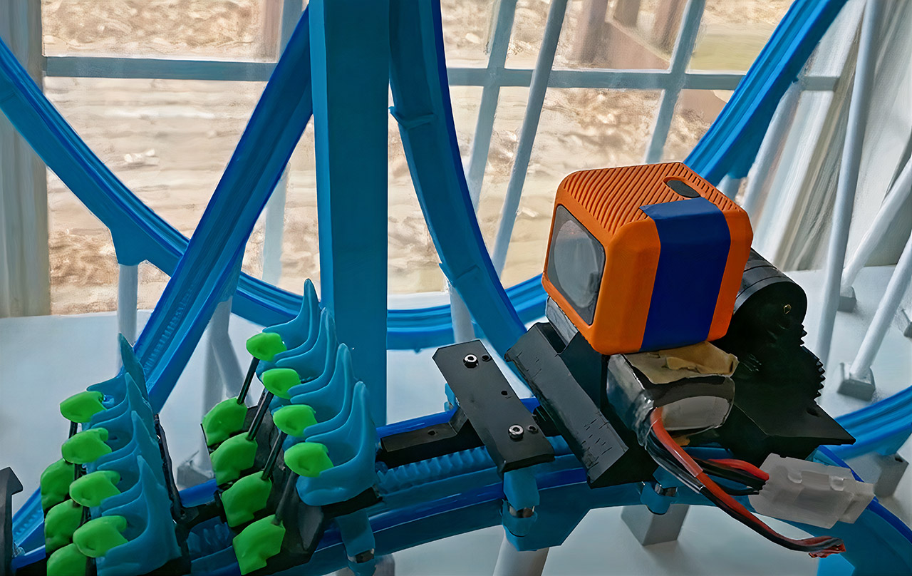 RunCam POV 3D-Printed Roller Coaster
