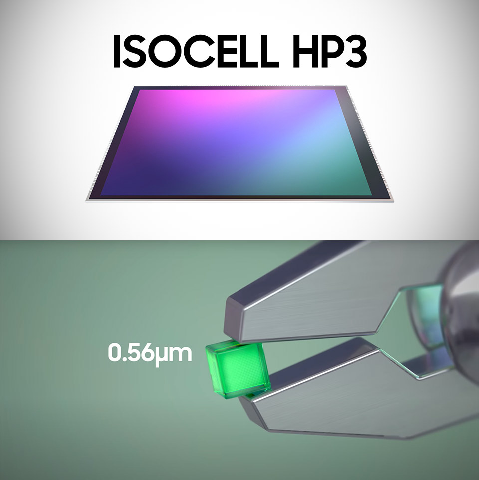 Samsung 200MP ISOCELL HP3 Image Sensor Smallest 0.56-micrometer Pixel