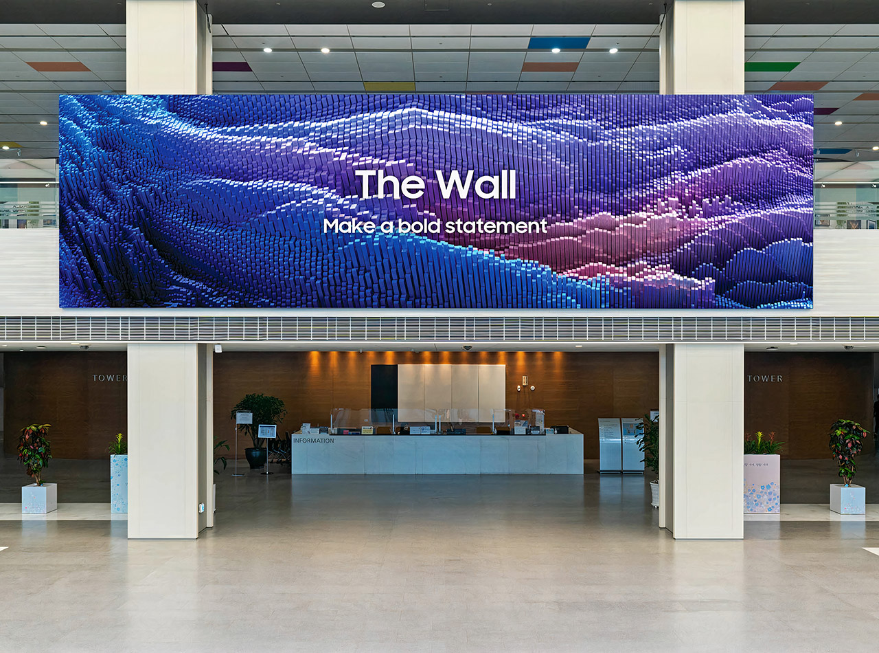 Samsung 2021 The Wall MicroLED 8K Resolution