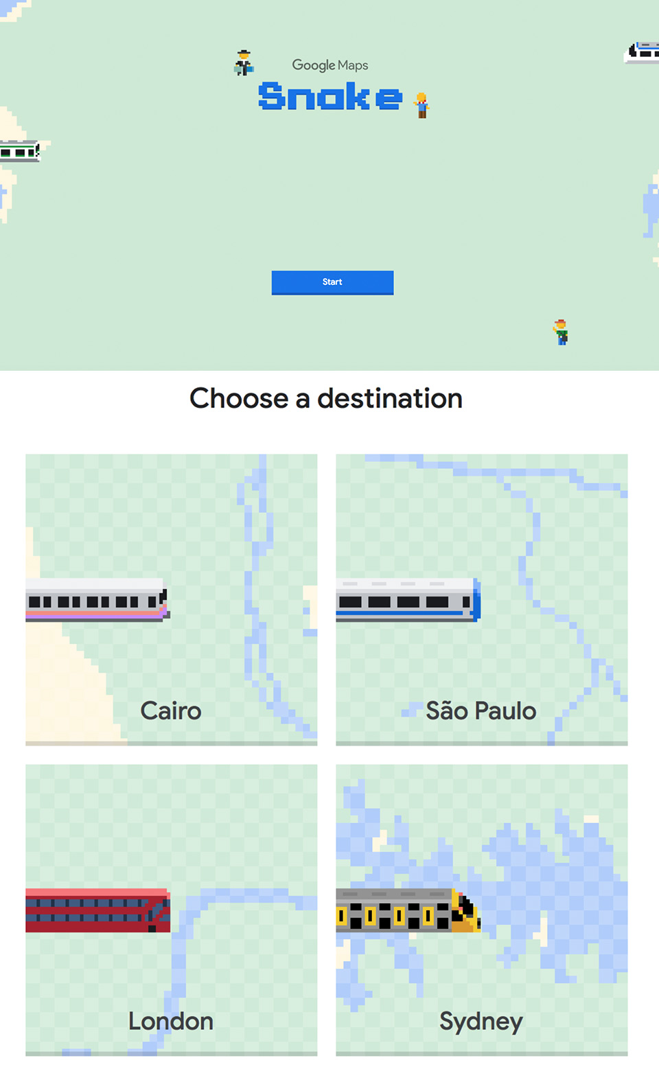 How To Play Snake April Fools Day Easter Egg Game On Google Maps 