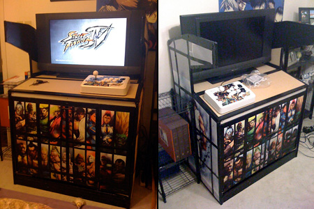 Homemade Street Fighter 4 Arcade Cabinet Techeblog