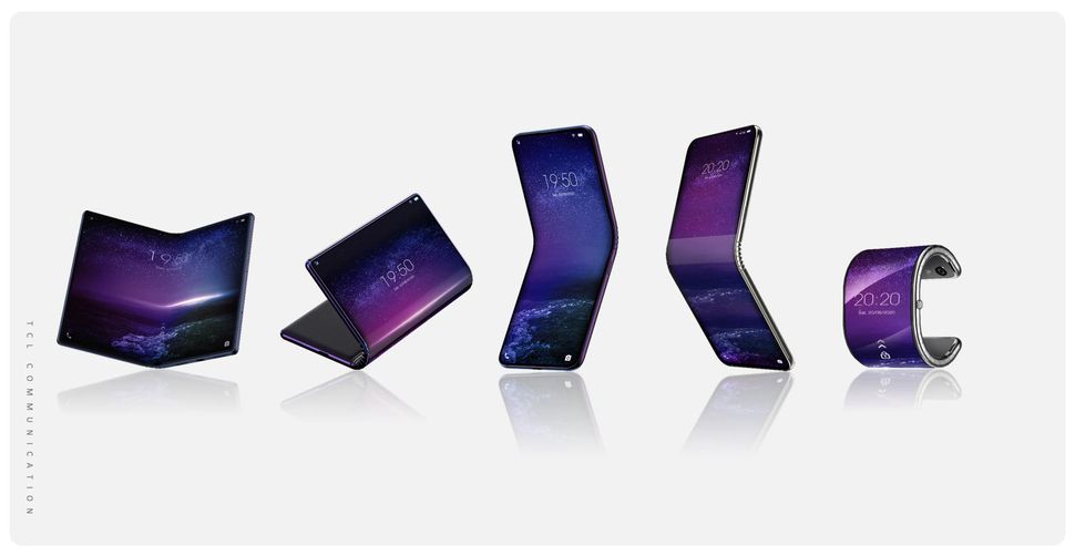 TCL Foldable Smartphone Smartwatch