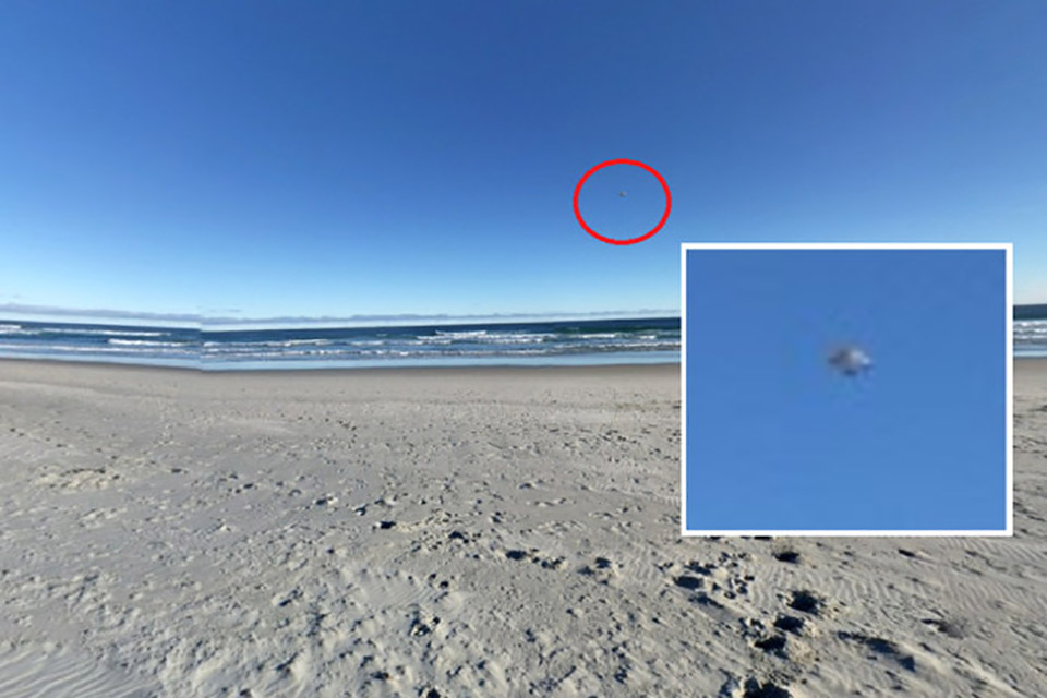 UFO Google Maps New Zealand